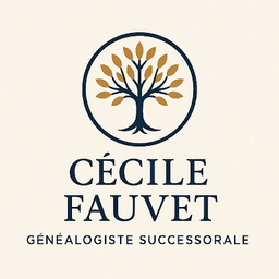 Logo de 🏛️ Cécile Fauvet Généalogiste Successorale