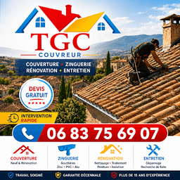 Logo de TGC JF TOITURE